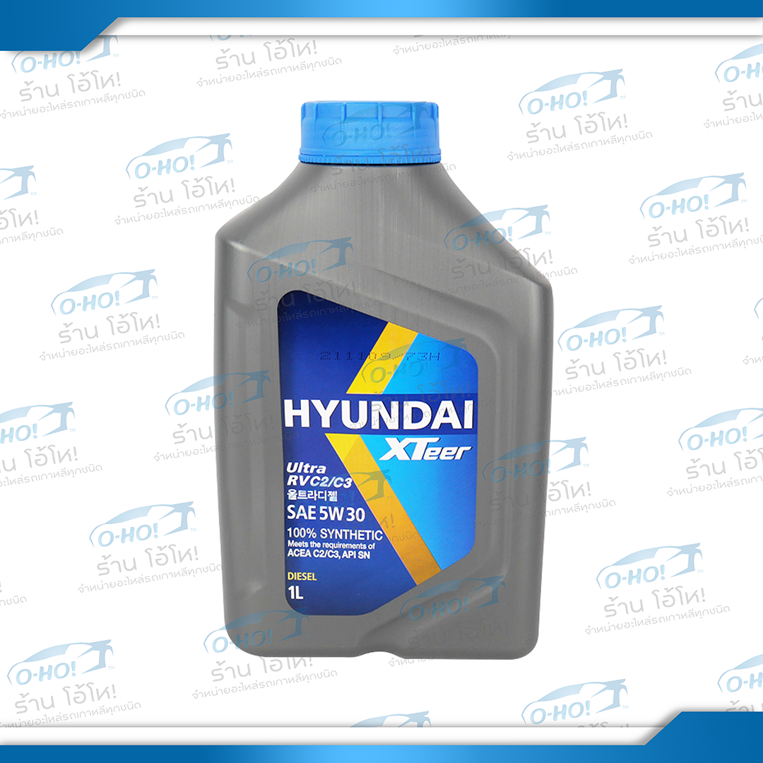 น้ำมันเครื่อง สังเคราะห์แท้ 100% ของHYUNDAI โดยตรงสูตร 5W30 ขนาด1ลิตร